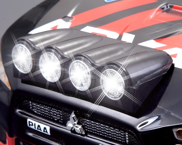 Передняя Светодиодная лампа держатель для фар набор 1/10 RC на дороге fouring Drift Car KYOSHO