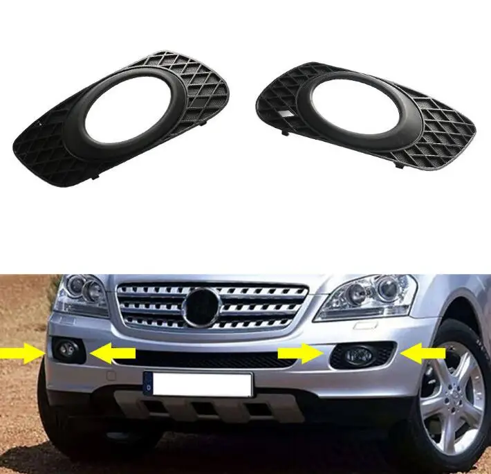 Details about / Front Bumper Halogen Fog Light Lamp O//S For Mercedes ML GL X164 W164 W204 05-10