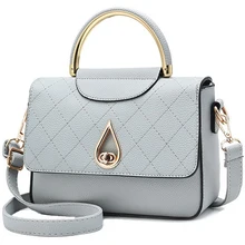 2017 New Arrivals Female Bags Classic Concise Socialite Fashion Totes Handbags Solid Color Grey Green Khaki White Crossbody Bag