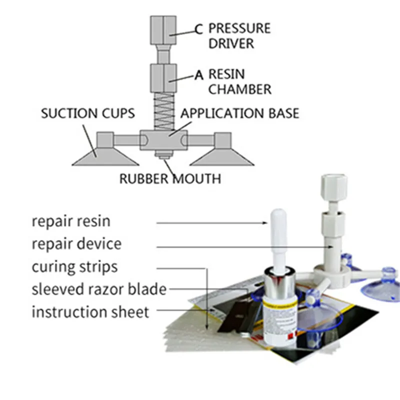 Набор для ремонта окон автомобиля, полимеризация клея, ремонт лобового стекла, DIY, инструменты для восстановления Авто окон, инструменты для удаления царапин, трещин, набор для ухода