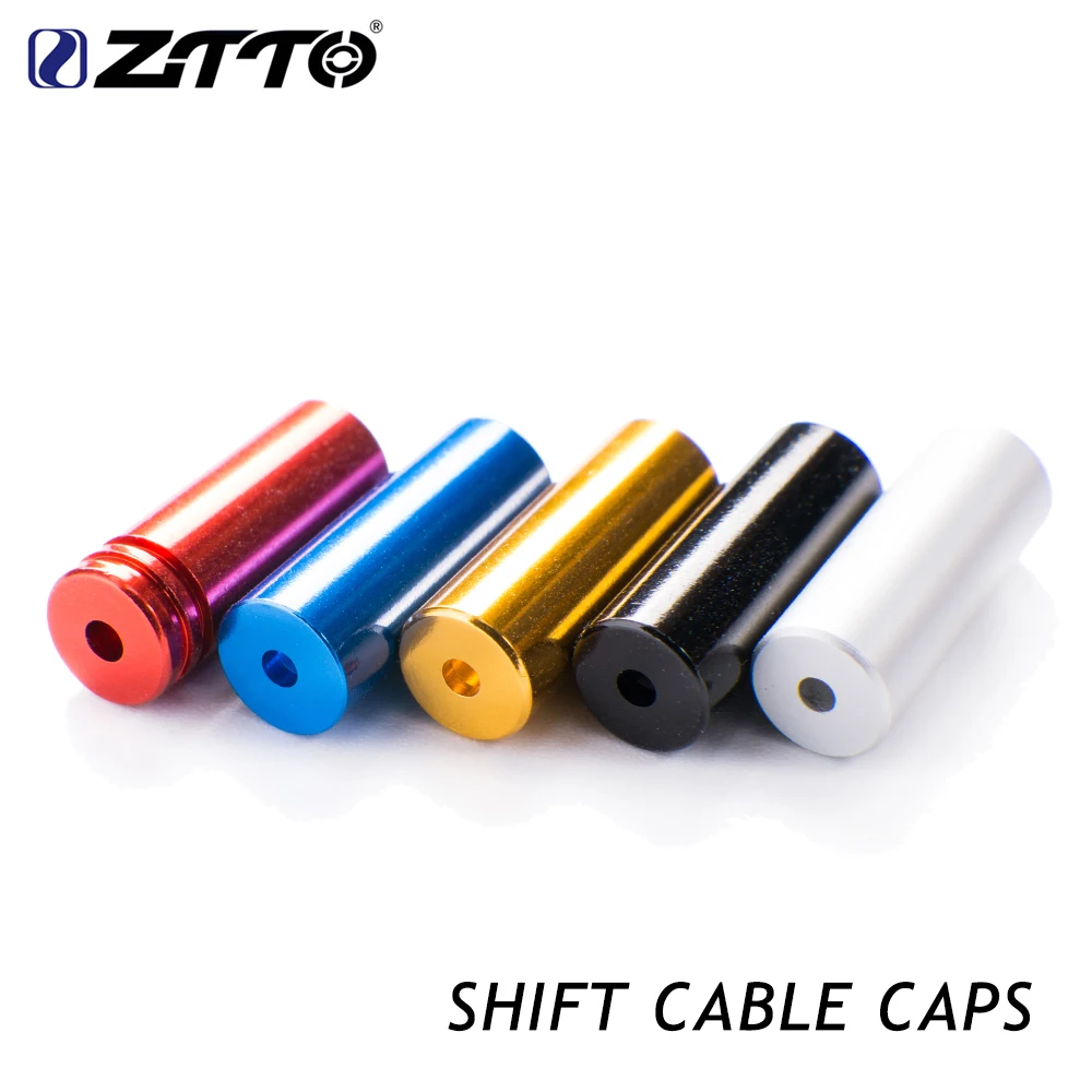 Запчасти для велосипеда ZTTO из алюминиевого сплава, наконечники для велосипедного тормозного кабеля, наконечники для велосипедного переключателя