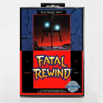 

16 bit Sega MD game Cartridge with Retail box - Fatal Rewind game card for Megadrive Genesis system