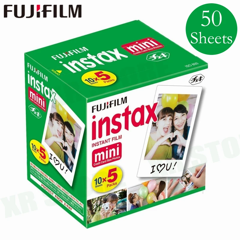 Оригинальный цифровой фотокамеры Fuji Fujifilm Instax Mini 11 9 8 белая пленка фотобумаги для
