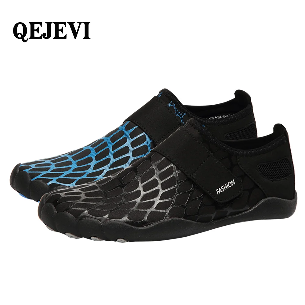 

QEJEVI Men Water Sport Sneaker Women Surfing Slippers Upstream Summer Footwear Beach Aqua Socks Barefoot Outdoor Wading Shoes