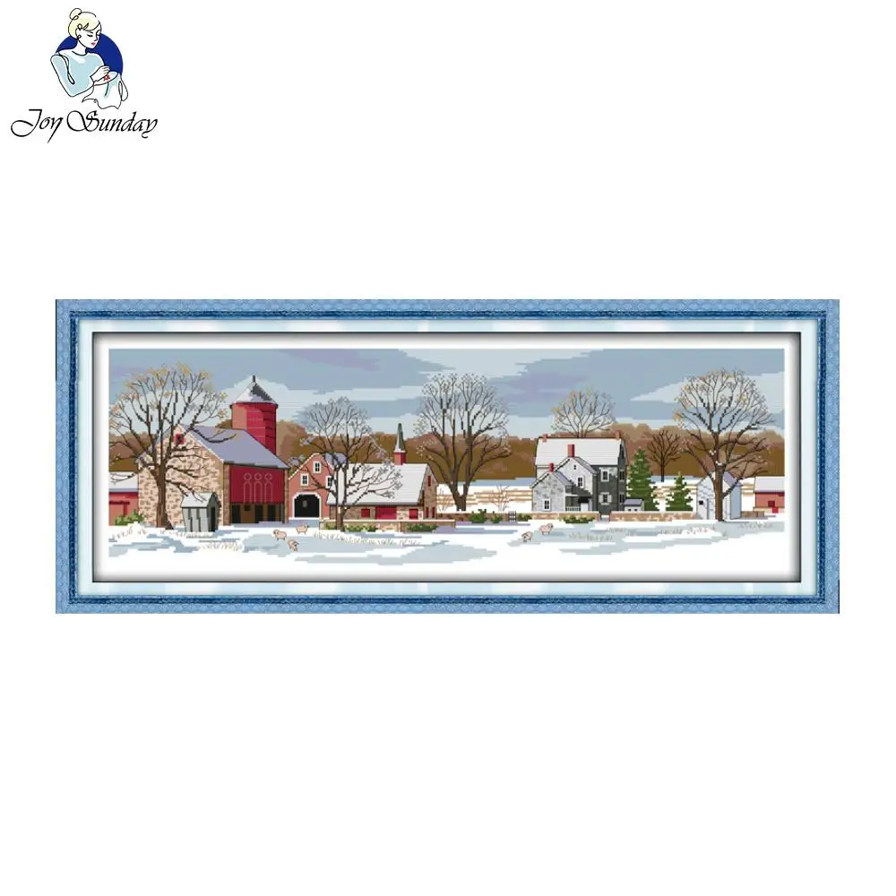 Joy Sunday Wholesale Needlework Stitch 11CT 14CT Cross Stitch Sets for