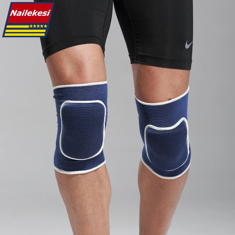 1 Pair 2 Pcs Sport Safety Football Volleyball Basketball KneePads Sponge Rubber Cotton Knee Support Pads Sport Support Kneepad
