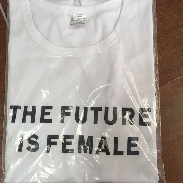 Новое поступление, модная футболка для девочек «the future is» Феминистская футболка высококачественные повседневные топы для девочек, футболки феминистский Топ