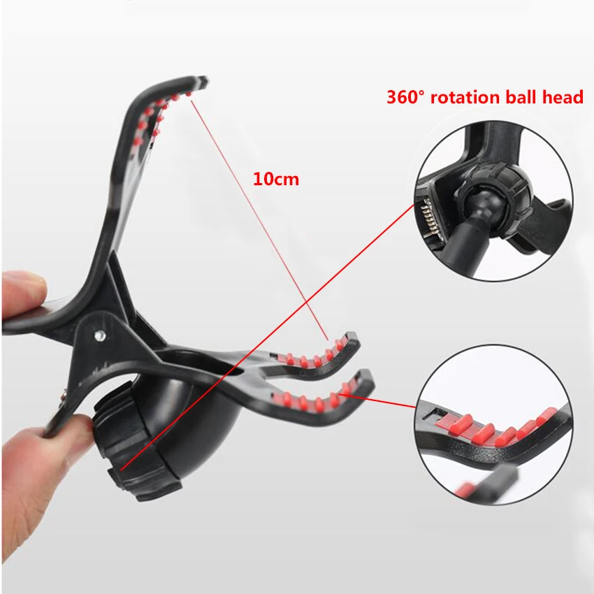  New Video Stands Holder for iPhone Xiaomi Samsung Android Mobile Phones Tripod with LED Ring Flash 