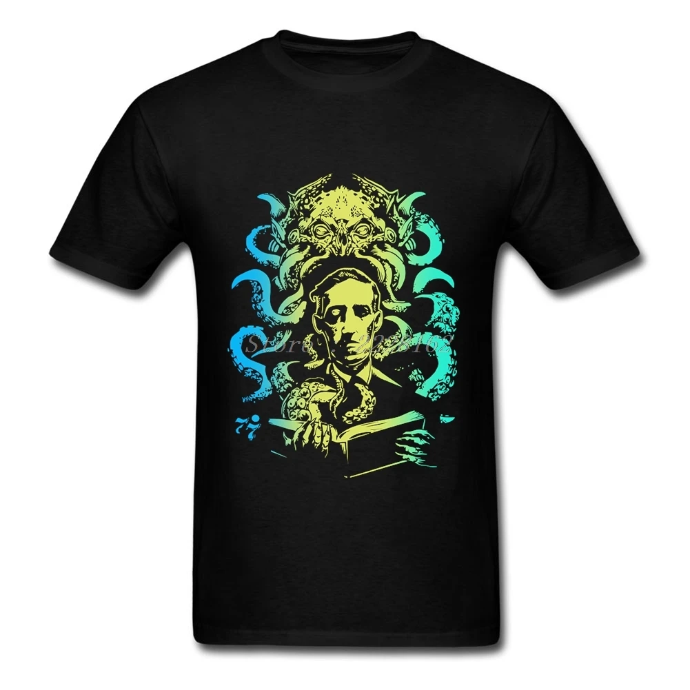 Хипстер милые футболки для мужчин плюс размер t DIY Lovecraft Cthulhu футболка одежда