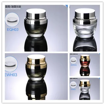 

2017 New 100pcs 50G glass cream jar,cosmetic container,,cream jar,Cosmetic Jar,Cosmetic Packaging,glass bottle