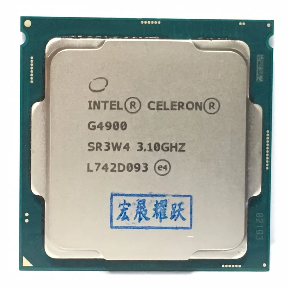 Intel ПК настольный компьютер процессор Pentium G4900 3,1G 512KB 2MB cpu LGA 1151-land FC-LGA 14 нанометров двухъядерный процессор