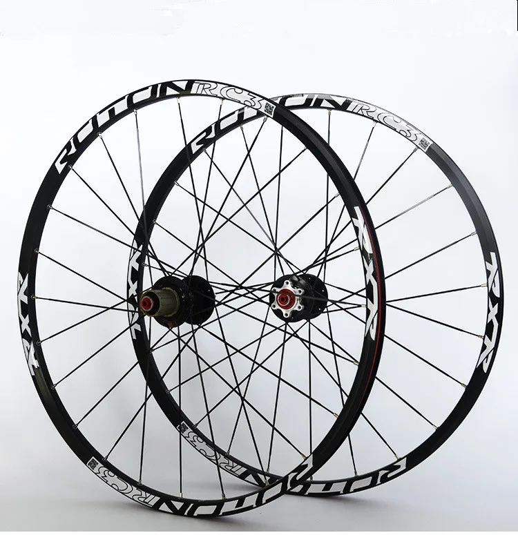 Perfect MTB Carbon Fiber hub wheelset 26/27.5inch bicycle wheels front 2 rear 5 sealed bearings Aluminum alloy rim mountain bike wheels 8