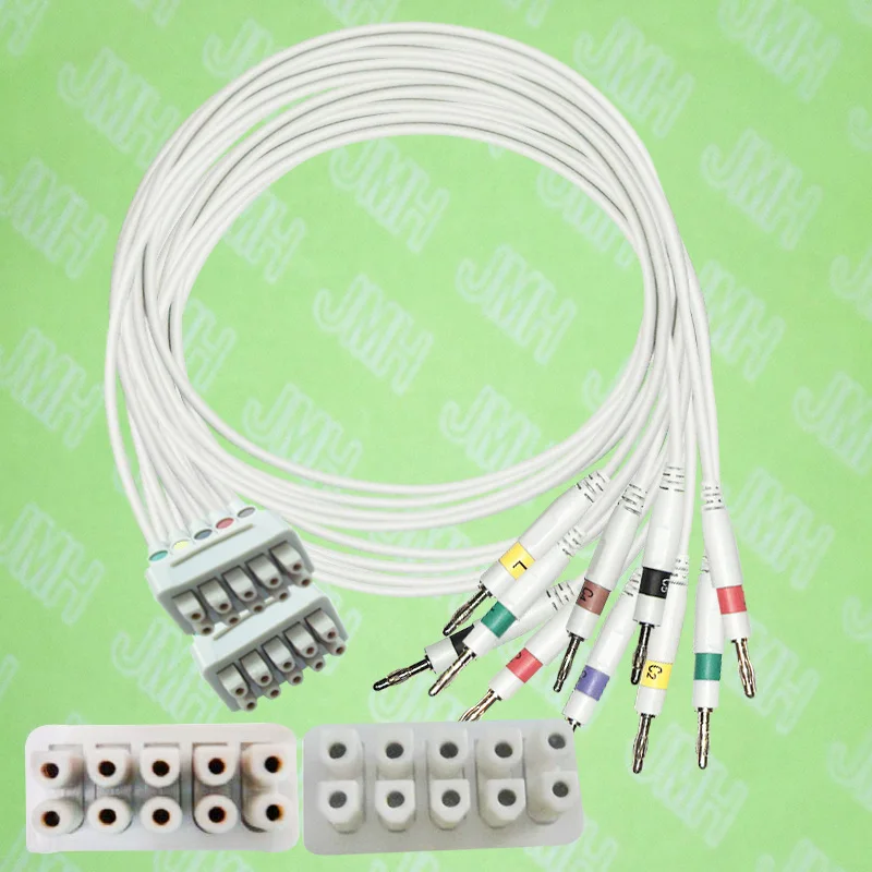 Используется для 11pin GE Eagle Solar Dash Tram Datex-Ohmed ECG Machine 416035-002 cable EKG 10 lead the IEC 4 0 банановый