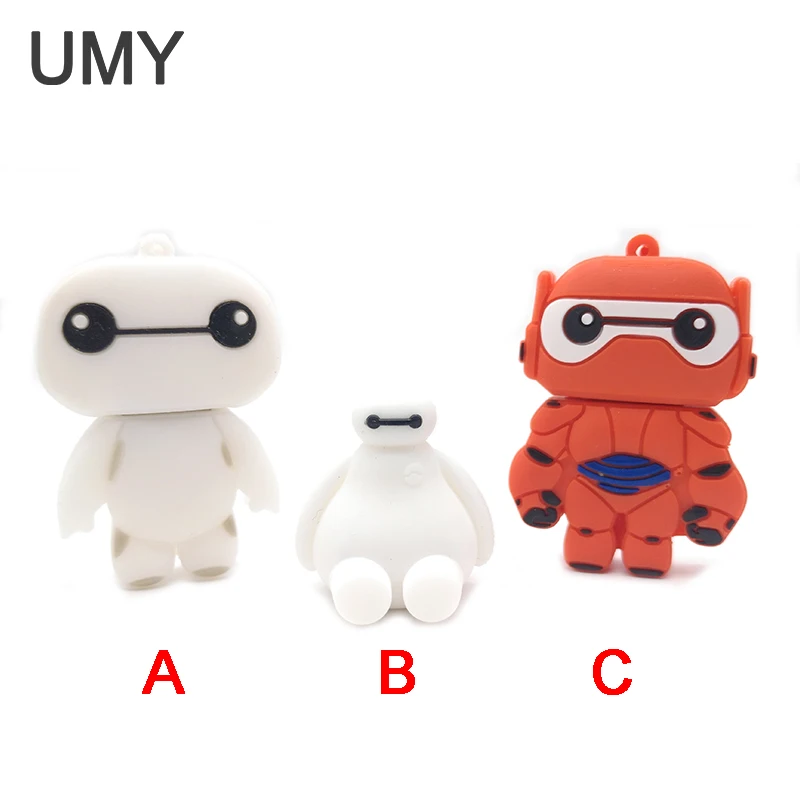 

new Baymax/Big hero usb flash drive pendrive 4GB 8GB 16GB 32GB usb 2.0 usb stick pen drive cute memory stick special gift