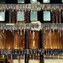 50 см 220 V светодиодный лампы трубки «метеоритный дождь», рождественские Огни наружное праздничное освещение год Декор SKD88