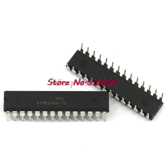 

1pcs/lot ATMEGA8A-PU ATMEGA8A DIP-28 8-bit with 8K Bytes In-System Programmable Flash ATMEGA8 DIP Original In Stock