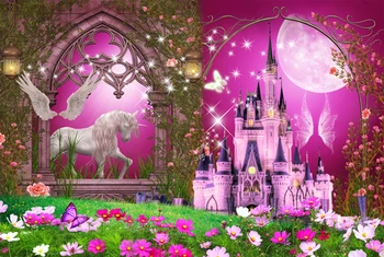 

Fantastic Party Stage Photography Fairy Tale Unicorn Pony Background Phocotall Photoshoo Filming Backdrop Dreamy Studio Booth