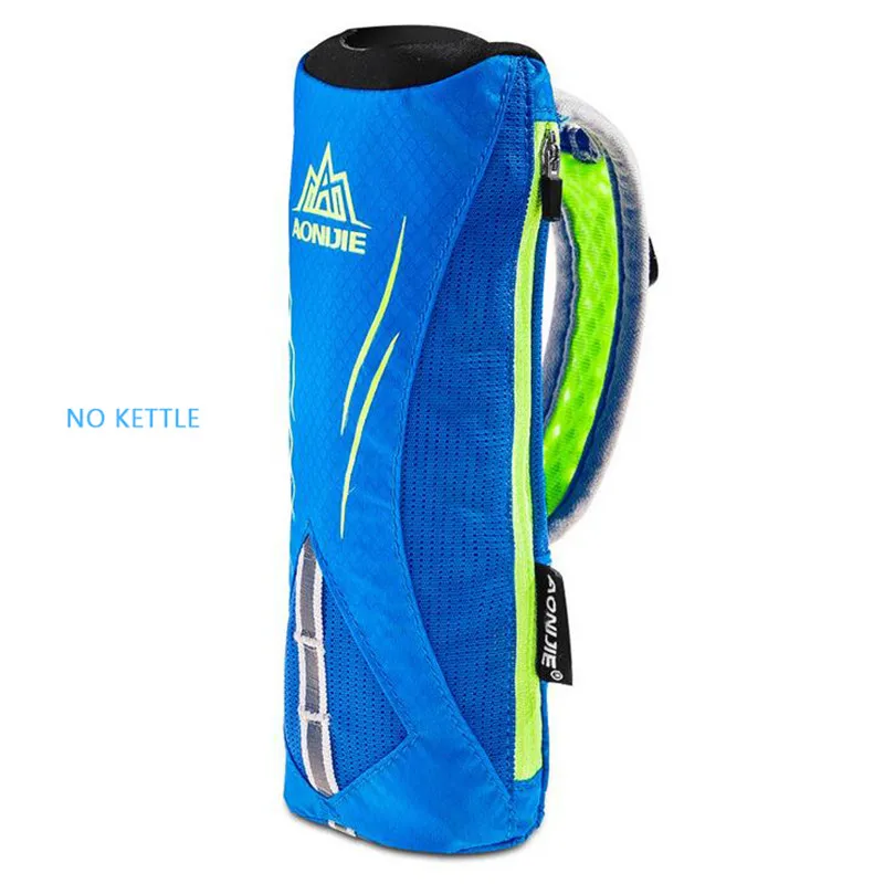AONIJIE беговой чайник пакет бутылка для воды для спорта на открытом воздухе сумка для мужчин Велоспорт Бег переносной чайник сумка с 500 мл мягкая фляга для воды - Цвет: blue