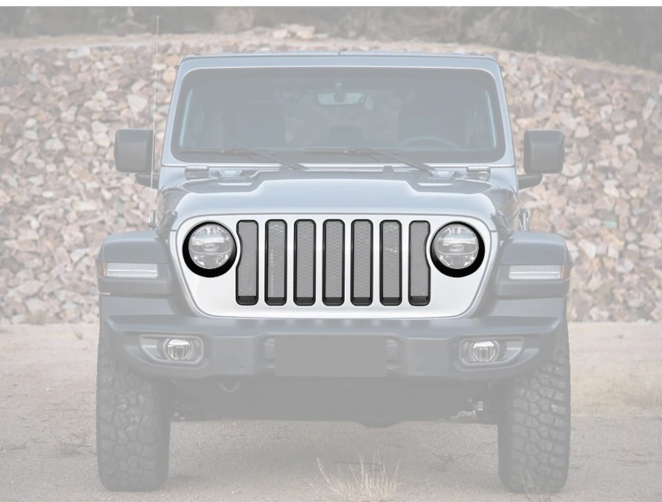 SHINEKA лампы капоты для Jeep Wrangler JL аксессуары ABS