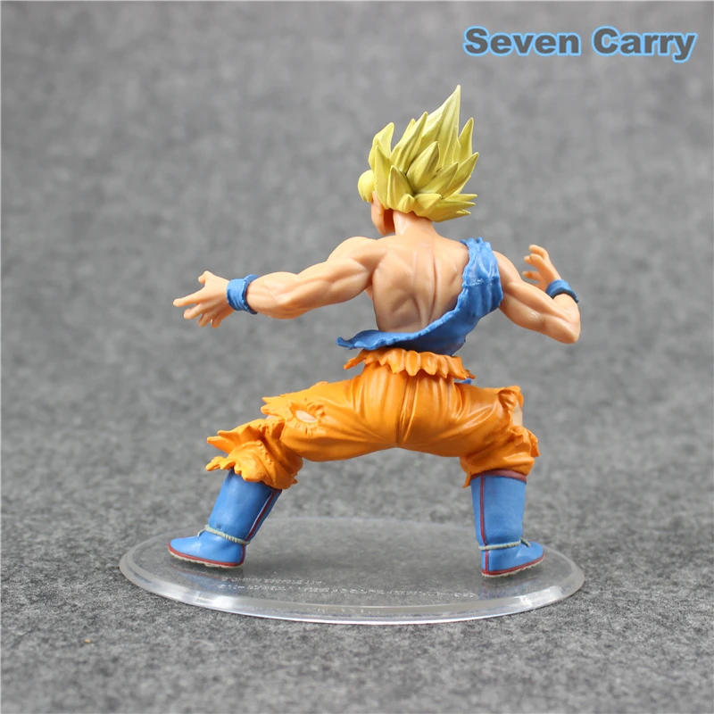 Аниме Dragon Ball Z стиль Супер Saiyan Сон Гоку голова передвижная ПВХ фигурка