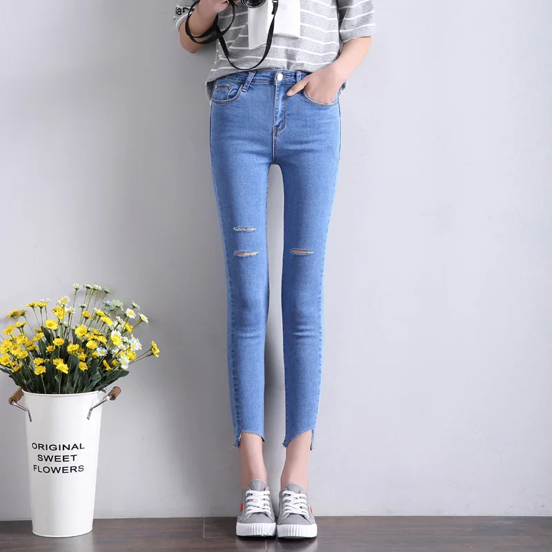 Растяжка Высокая талия Flare Для женщин модные джинсы клеш синие узкие джинсовые осенние джинсы ретро Для женщин брюки 1FR101-109