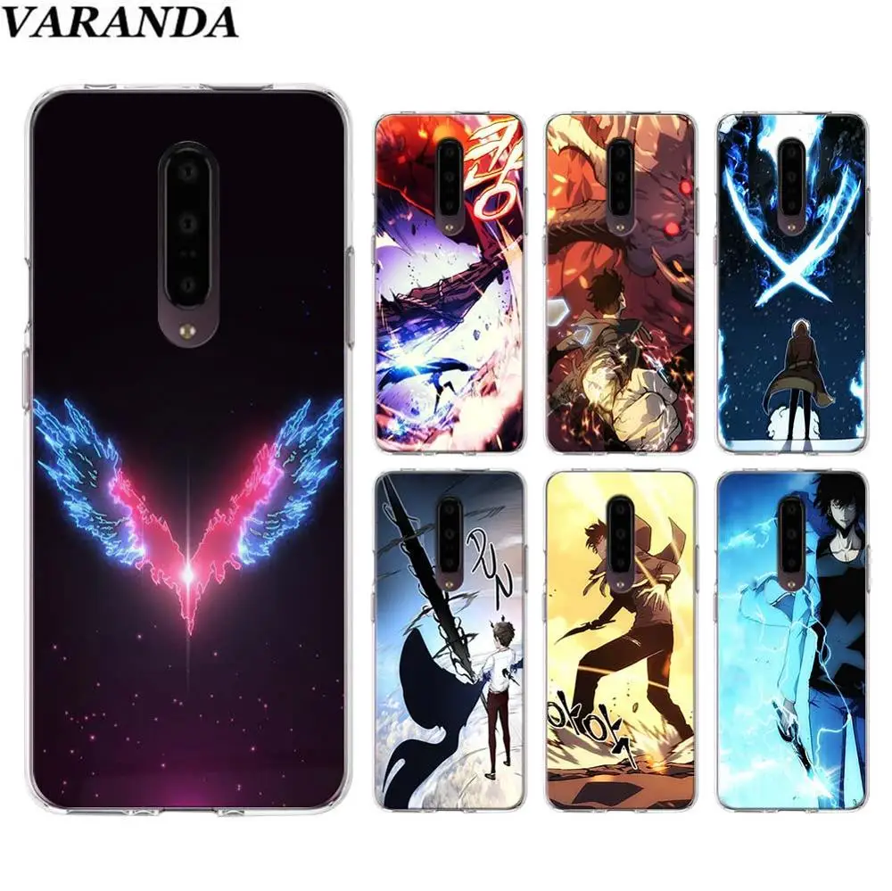 

Solo Leveling Sung Jin Silicone Soft Case for Oneplus 7 7 Pro 6 5T 6T Cover Case for Oneplus 7 7 Pro TPU Case