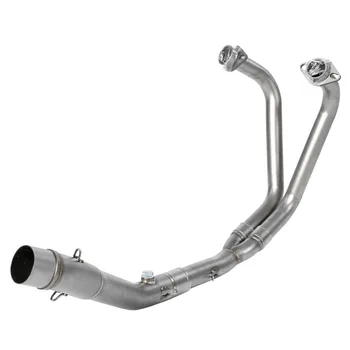 

Racing Motorcycle Full Exhaust System Vent Front Pipe Link Connect for Yamaha YZF-R25/YZF-R3 2015 2016 2017 2018