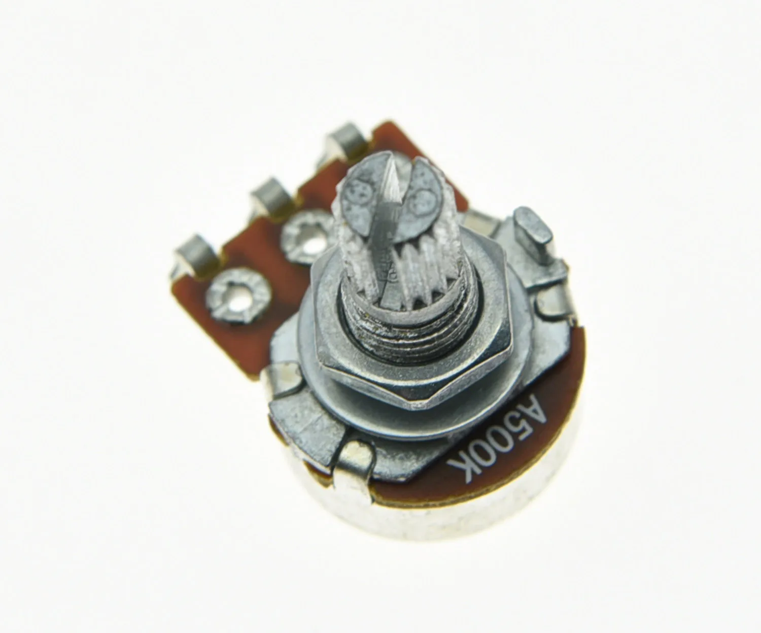 KAISH Audio 500K Guitar Mini Pots Short Split Shaft Potentiometers A500K 5x