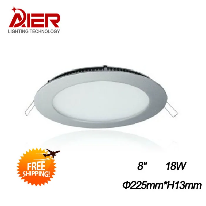 

Downlight Round Panel Light 18W Fedex Free Shipping, White/Warm White, AC85-265V
