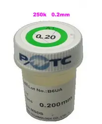 5 шт. PMTC с выводами шариков припоя 250 К 0.2 мм для BGA паяльная реболлинга припой Ball