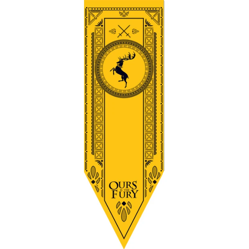 Игра престолов Старк флаг Семьи Флаг домашний декор волк Дракон полиэстер престолов баннер флаг игры украшения - Цвет: Baratheon
