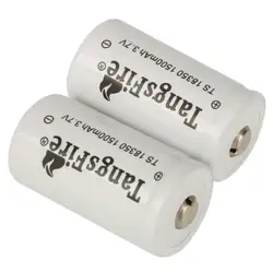 Горячая сделка TangsFire 2 шт 18350 1500 mAh 3,7 V-4,2 V литий-ионная аккумуляторная батарея белый