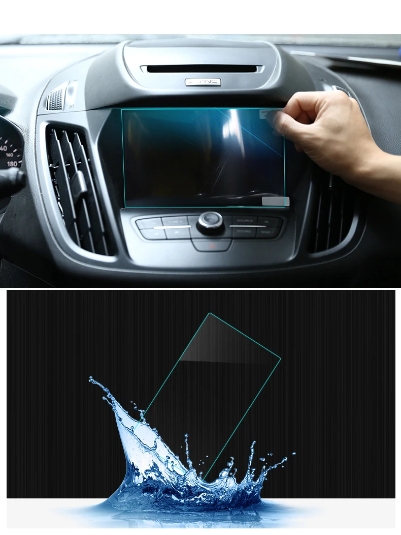 Lsrtw2017 автомобиля HD приборной панели Защитная пленка для Ford Kuga Escape 2013