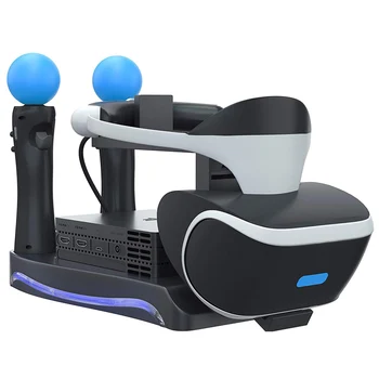 

PSVR Handle Charger Bracket Second Generation PS4 VR 4 in 1 Multi-Function Game Controller Charger Base Headset Charging Stand