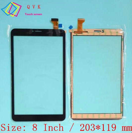 

Black 8 Inch for Vivax TPC-804 3G Capacitive touch screen panel repair replacement spare parts free shipping