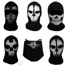 Ghost Balaclava Skull Mask High Quality Cycling Full Face Airsoft Game Cosplay Mask 4 Styles for Motorcycle Outdoor Sports Ghost Balaclava Skull Mask High Quality Cycling Full Face Airsoft Game Cosplay Mask 4 Styles for Motorcycle Outdoor Sports