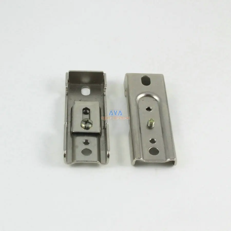 10 Pieces Curtain Track Bracket Curtain Track Brace 64x24mm