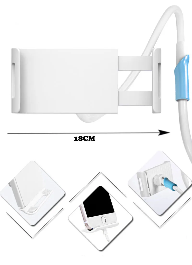 Vmonv 120 см длинная рука Регулируемая подставка для планшета держатель для Ipad samsung Kindle 4-10,5 дюймов смартфон ленивая кровать планшет кронштейн