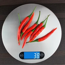 1 шт. кухонные весы из нержавеющей стали, кухонные измерительные инструменты, электронный светодиодный весы для еды, практичные аксессуары