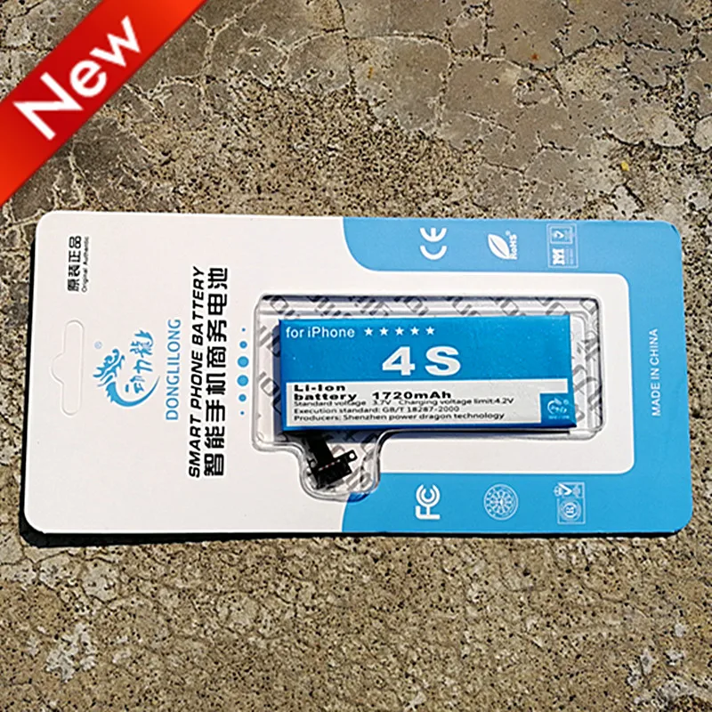 

2017 New DLL 1720mAh battery Replacement for iphone 4S 4GS iphone4s+