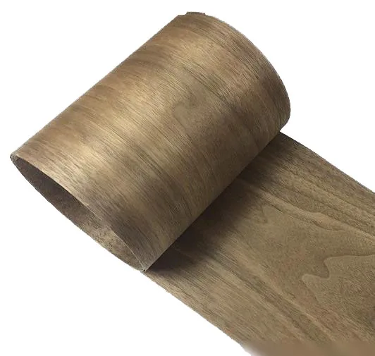 

2Pieces L:2.5Meters Width:150mm Thickness:0.2mm Natural Black Walnut Veneer Solid Wood Speaker Skinning Veneer