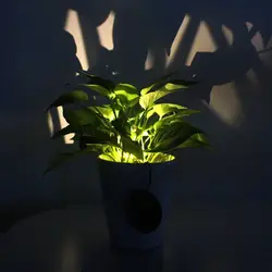Светодиодный домашний декоративный свет-управление на солнечных батареях прочные горшки свет водостойкий Садовый цветок лампа
