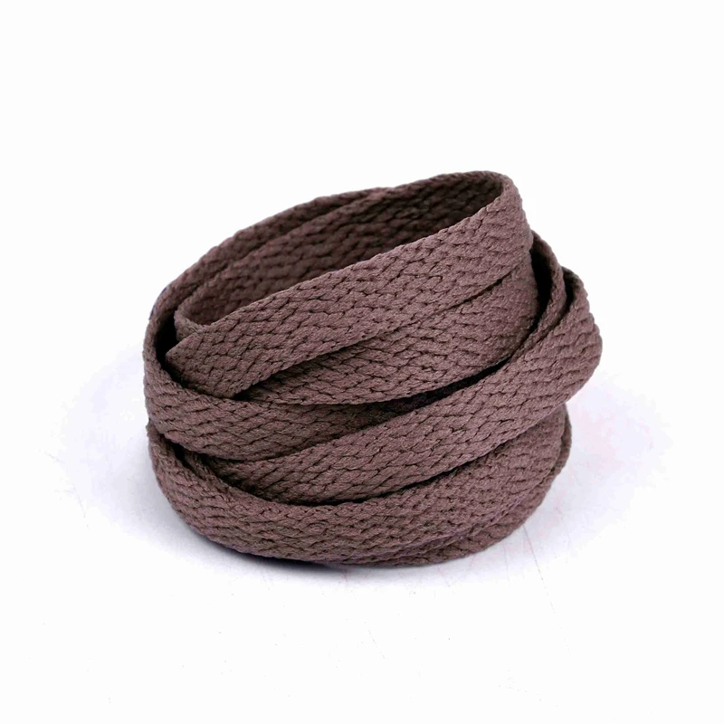 

E-LOV Cheap Price Retail Brown Color Flat Shoe Laces Shoes Strings Fashion Women Men Colorful Shoelaces For Lace-up Sneakers