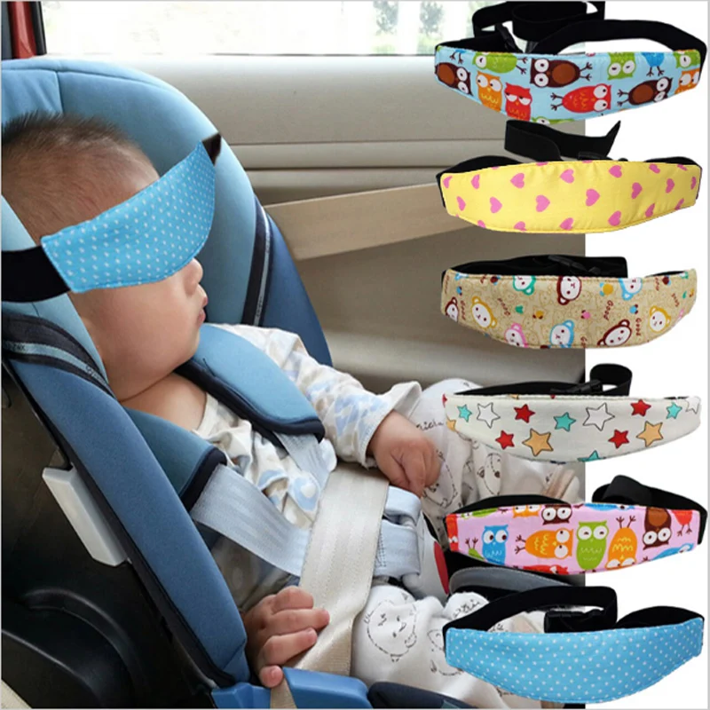 Adjustable Car Safety Seat Sleep Positioner Stroller Baby Head Support Fastening Belt Adjustable Pram Strollers Accessories