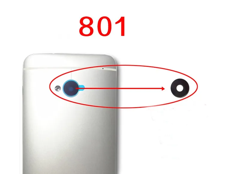 Новинка объектив Ymitn для задней камеры HTC One M7 801 801n 801e со сменным клеем и номером