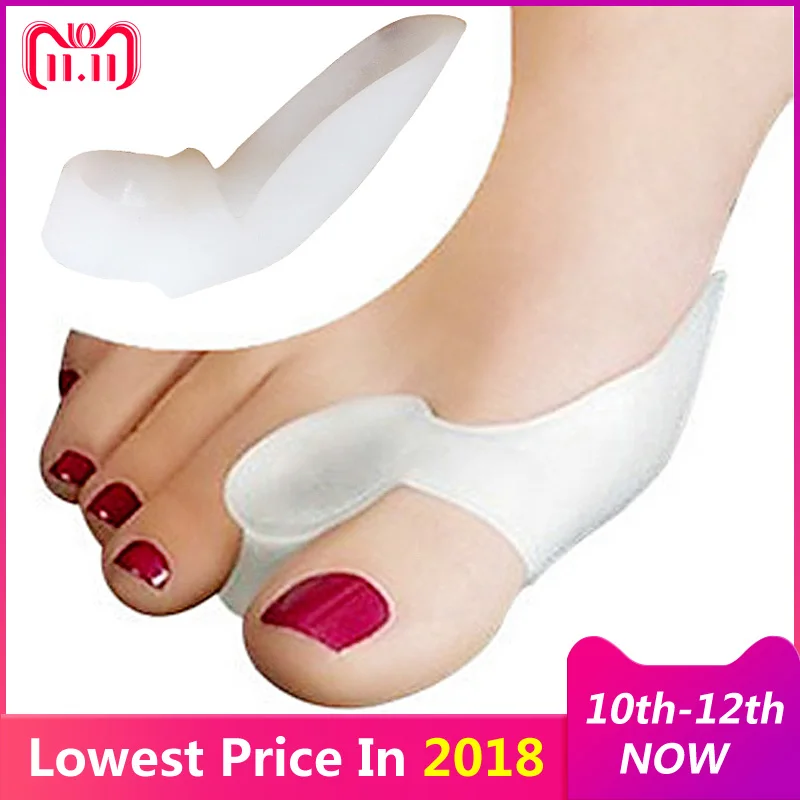 1Pair Foot Care Toes Separators Finger Beetle-Crusher Bone Ectropion Stretchers Bunion Corrector Hallux Valgus Straightener