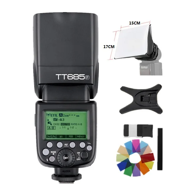 In Stock Godox Speedlite TT685F for Fujifilm Camera Flash TTL HSS GN60 High Speed 1 8000S