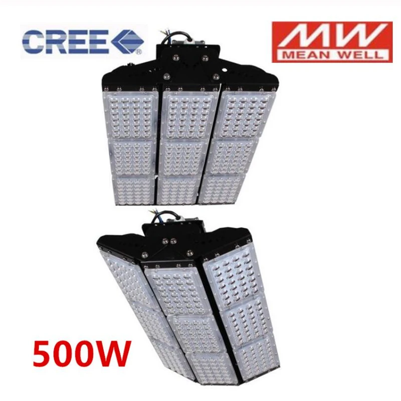 Промышленный светодиодный чип CREE + держатель Meanwell прожектор 100 Вт 150 200 300 500