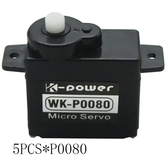 

5PCS K-power P0080 Analog Servo 1.5kg Plastic Gear Coreless servo MINI/micro servo for RC Airplane and Helicopter
