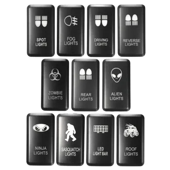 

ON/OFF LED Light Bar Push Switch For Toyota Landcruiser Hilux Prado 120/FJ CRUISE